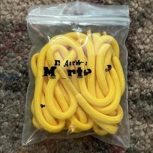 NWOT Yellow Dr Marten Laces